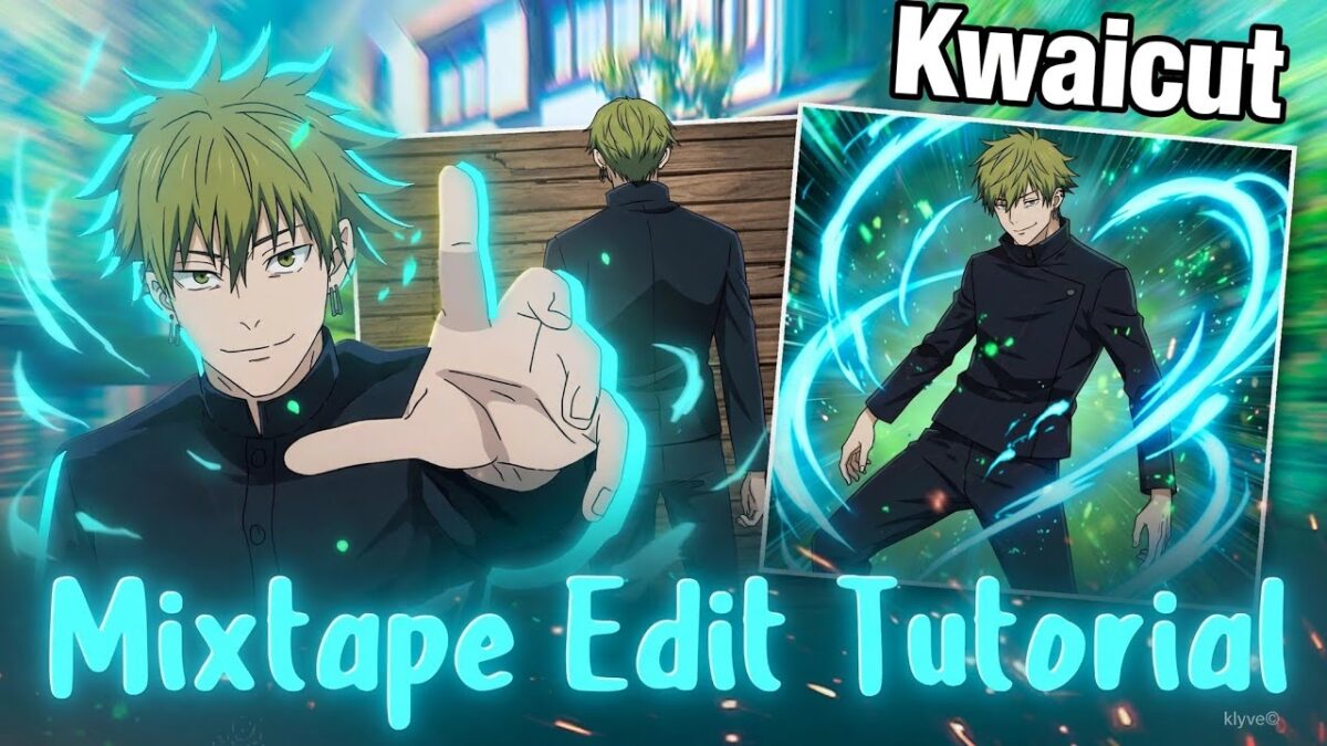 MIXTAPE EDIT TUTORIAL IN KWAICUT JUJUTSU KAISEN | NAOYA ZENIN | VIRAL MIXTAPE TUTORIAL