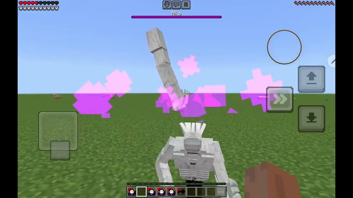 Playing Minecraft with a Jujutsu Kaisen mod (part 1)