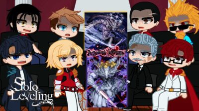 S-rank Hunters react to Mahoraga  || Jujutsu Kaisen || Gacha react 🇧🇷🇺🇸