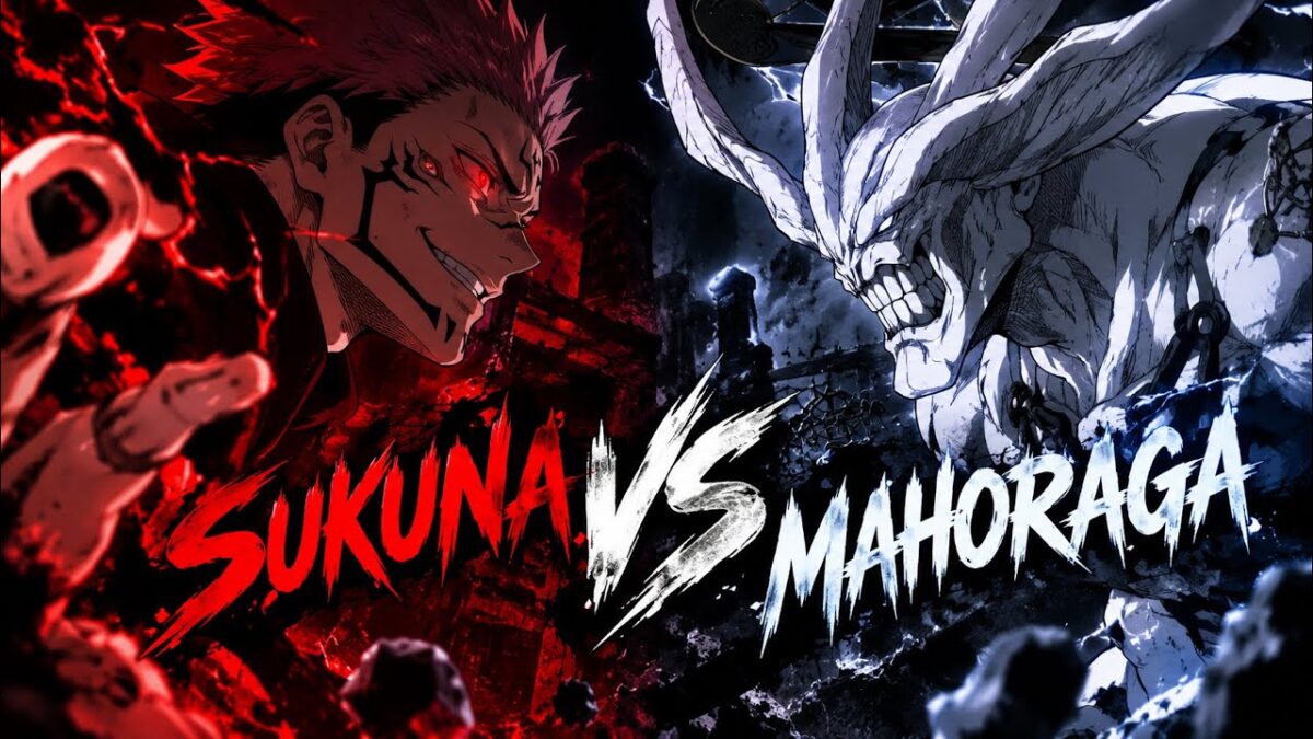 🔥 SUKUNA VS MAHORAGA — A BATALHA MAIS BRUTAL DE JUJUTSU KAISEN!