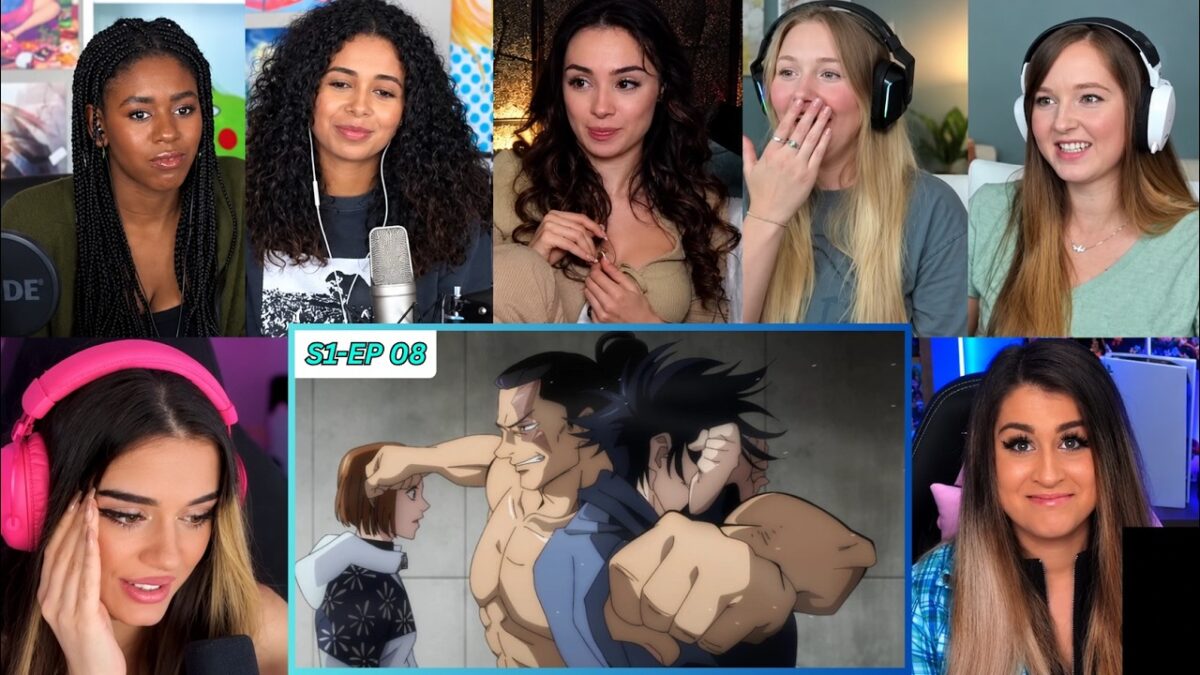 [GIRLS REACTION] Todo vs Fushiguro | Jujutsu Kaisen Season 1 EP 08 Reaction Mashup