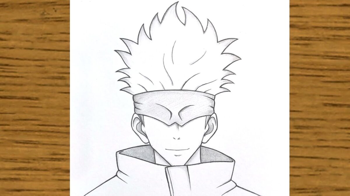 How to Draw Gojo Satoru | Jujutsu Kaisen | Anime Pencil Drawing 🔥 #anime