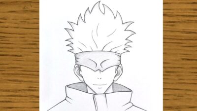 How to Draw Gojo Satoru | Jujutsu Kaisen | Anime Pencil Drawing 🔥 #anime