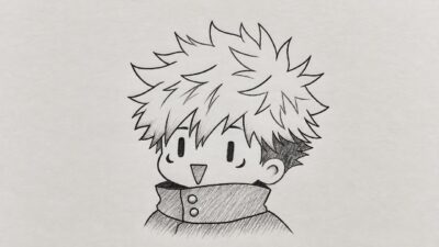 How to Draw Yuji Itadori Step by Step | Cute Jujutsu Kaisen Pencil Drawing