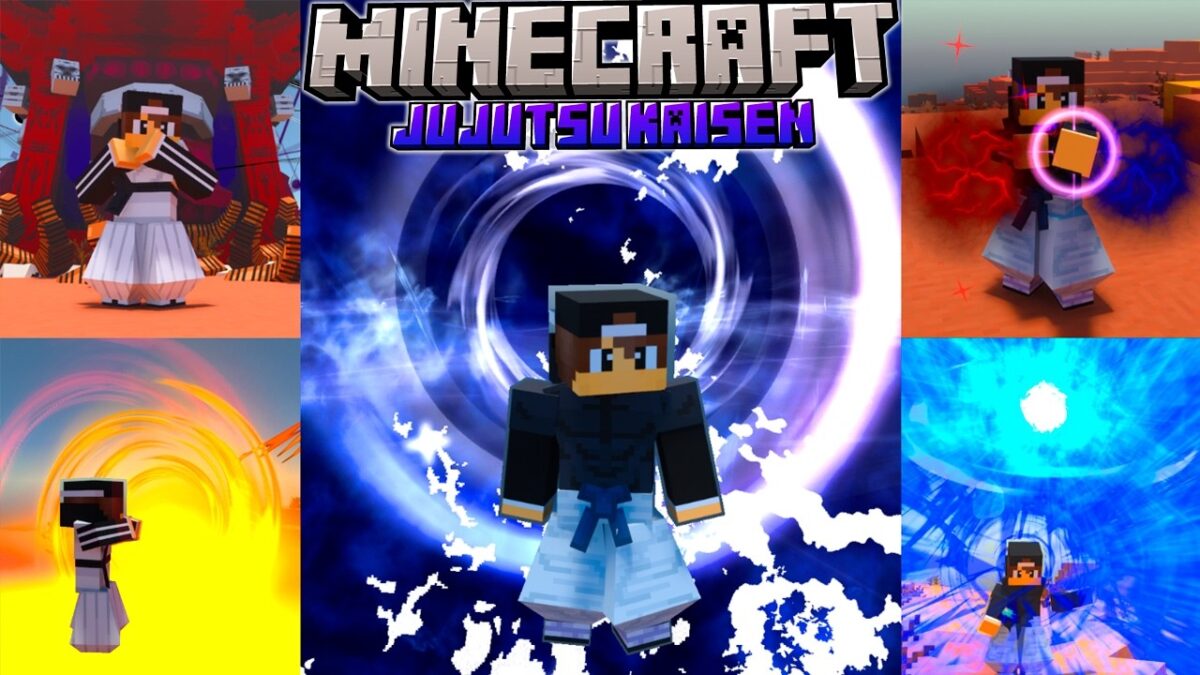 NOVA  Addon Jujutsu Kaisen (JUJUTSU NINJA)– Novas Técnicas Minecraft PE 26.52+
