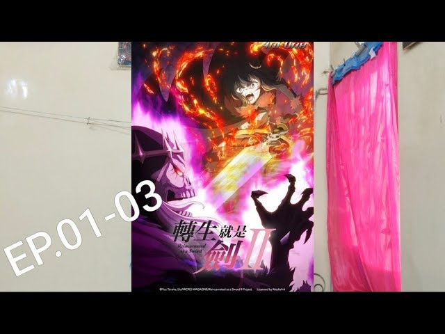 Reincarnated as a sword season 2 ep01-03 story and review #anime